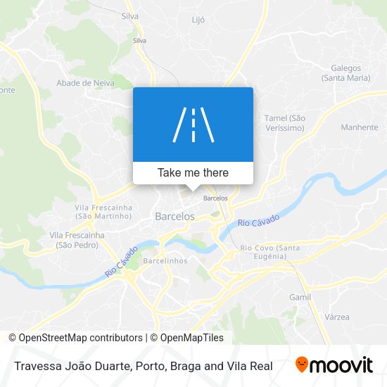 Travessa João Duarte mapa