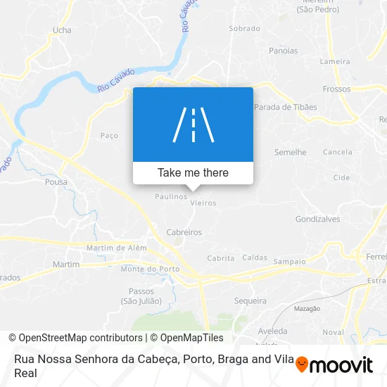 Rua Nossa Senhora da Cabeça map