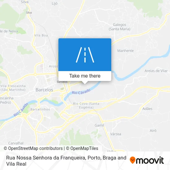 Rua Nossa Senhora da Franqueira map