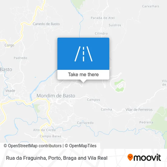 Rua da Fraguinha map