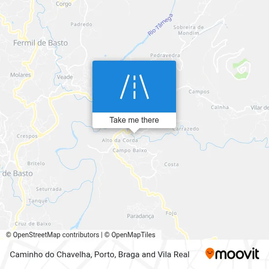 Caminho do Chavelha map