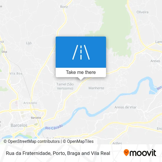 Rua da Fraternidade map
