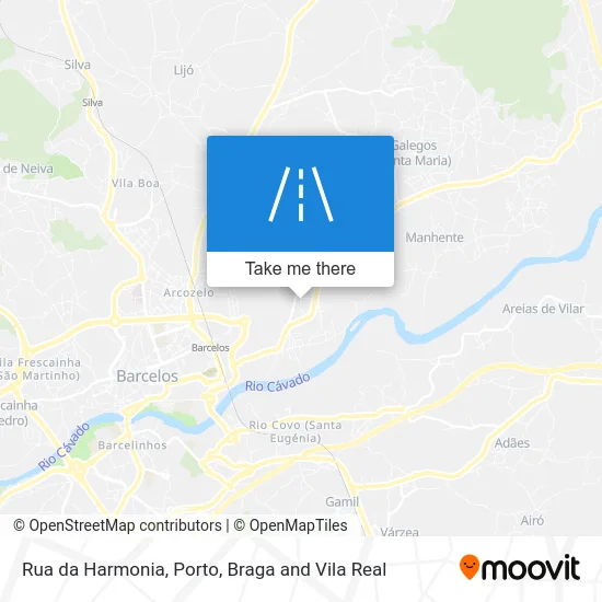Rua da Harmonia map