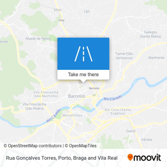 Rua Gonçalves Torres mapa