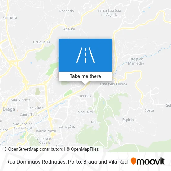 Rua Domingos Rodrigues map