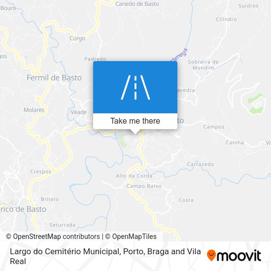 Largo do Cemitério Municipal mapa