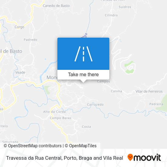 Travessa da Rua Central map
