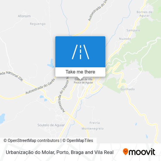 Urbanização do Molar map