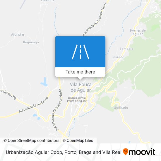 Urbanização Aguiar Coop mapa