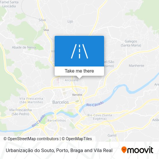 Urbanização do Souto map