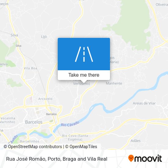 Rua José Romão mapa