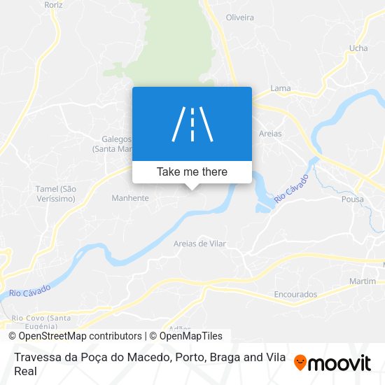 Travessa da Poça do Macedo mapa