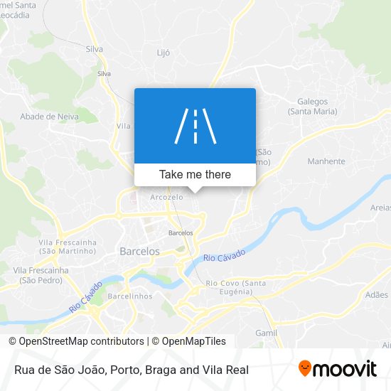 Rua de São João map