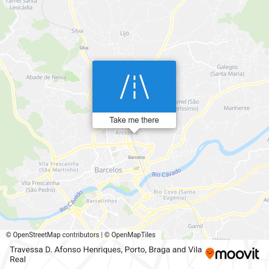 Travessa D. Afonso Henriques map