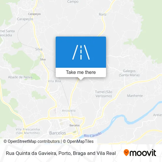 Rua Quinta da Gavieira map