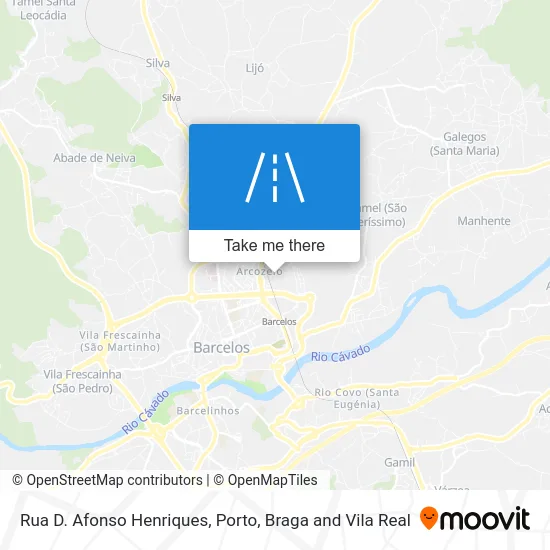 Rua D. Afonso Henriques map