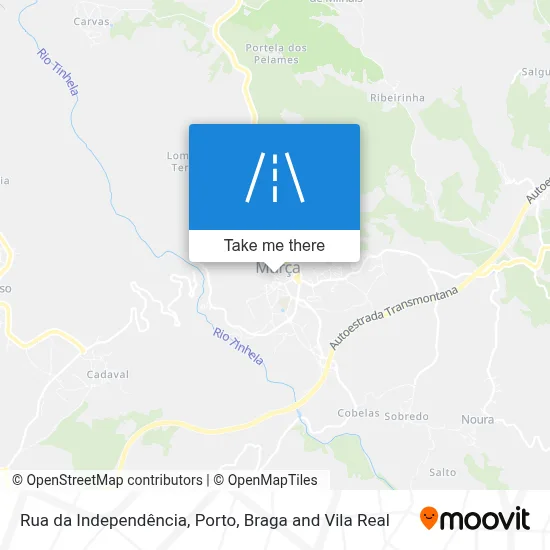 Rua da Independência map