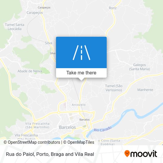 Rua do Paiol mapa