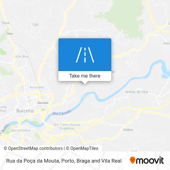 Rua da Poça da Mouta map