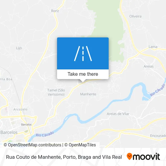 Rua Couto de Manhente map