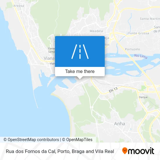 Rua dos Fornos da Cal map