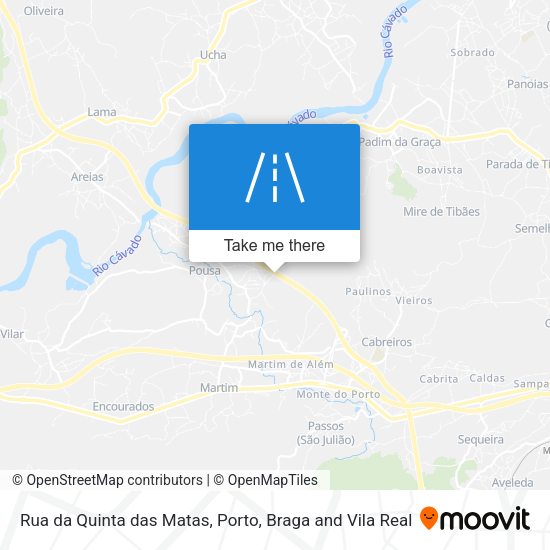 Rua da Quinta das Matas map