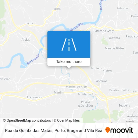 Rua da Quinta das Matas map