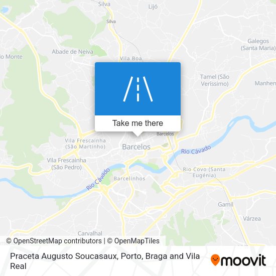 Praceta Augusto Soucasaux mapa