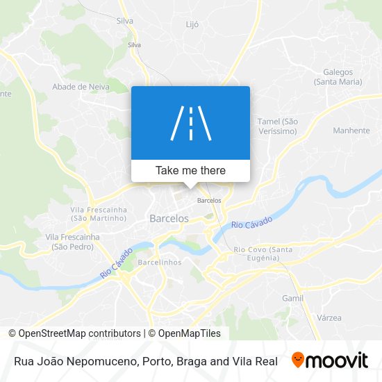 Rua João Nepomuceno map