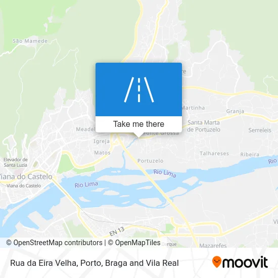 Rua da Eira Velha map