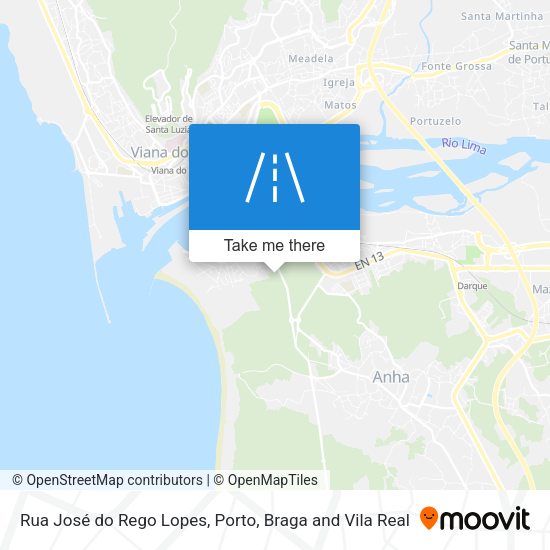 Rua José do Rego Lopes map