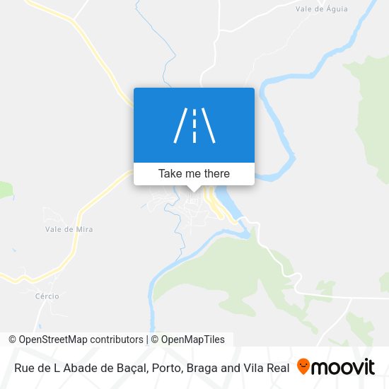 Rue de L Abade de Baçal map