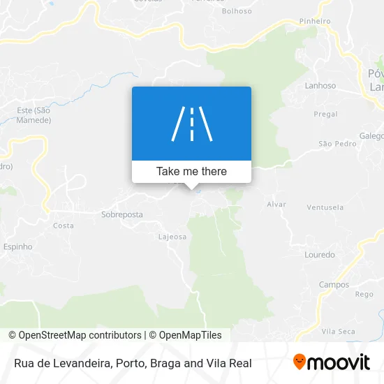 Rua de Levandeira map