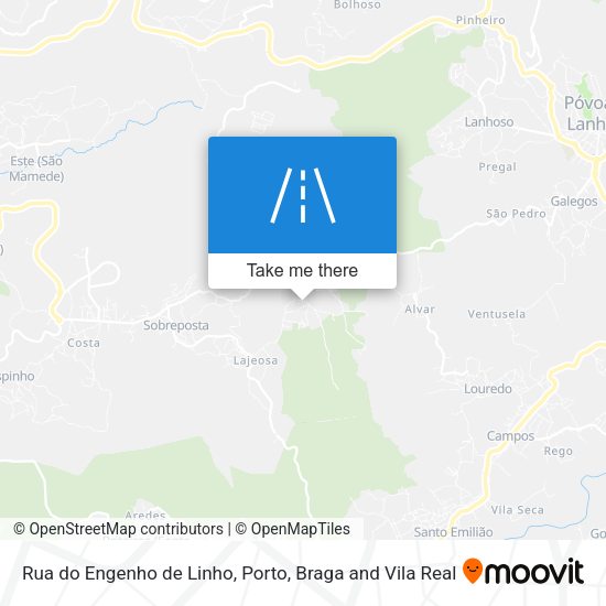 Rua do Engenho de Linho map