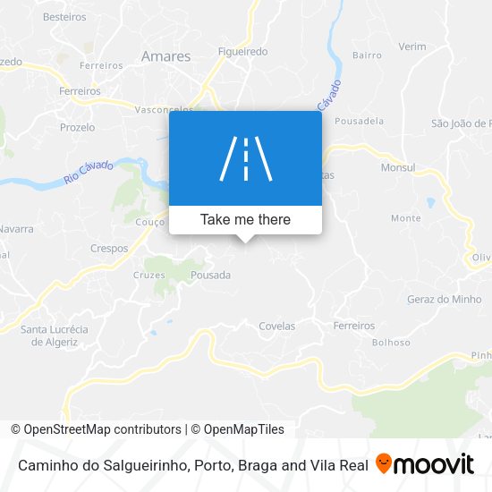 Caminho do Salgueirinho map