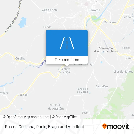 Rua da Cortinha map
