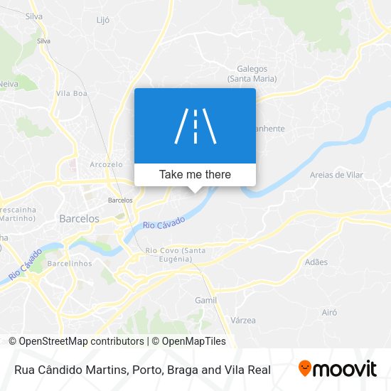 Rua Cândido Martins map