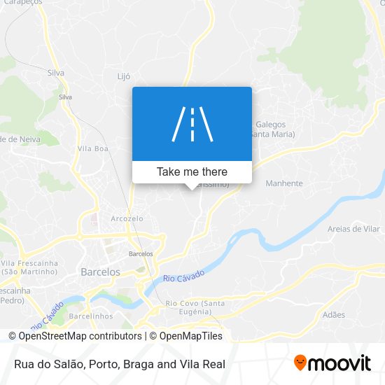 Rua do Salão mapa