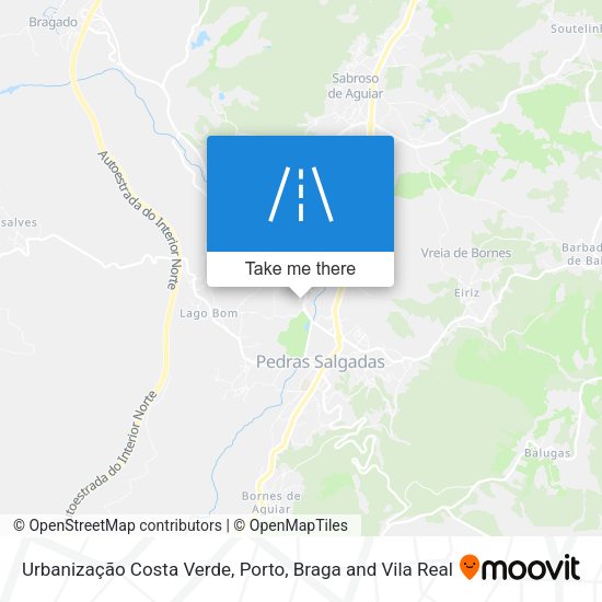 Urbanização Costa Verde mapa