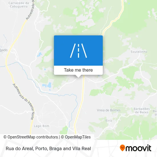 Rua do Areal map