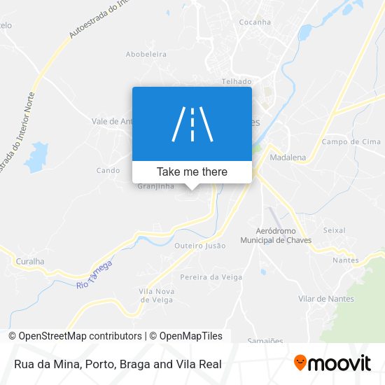 Rua da Mina map