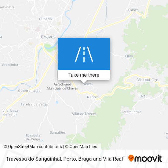 Travessa do Sanguinhal mapa