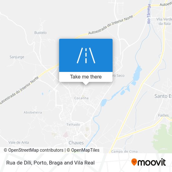 Rua de Díli mapa