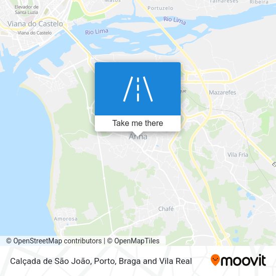 Calçada de São João map
