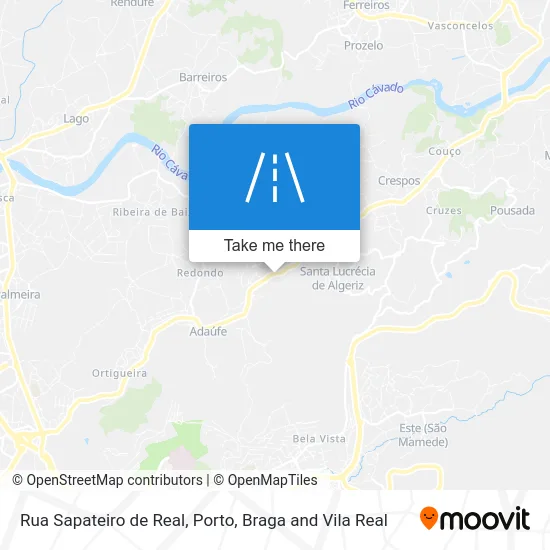 Rua Sapateiro de Real map