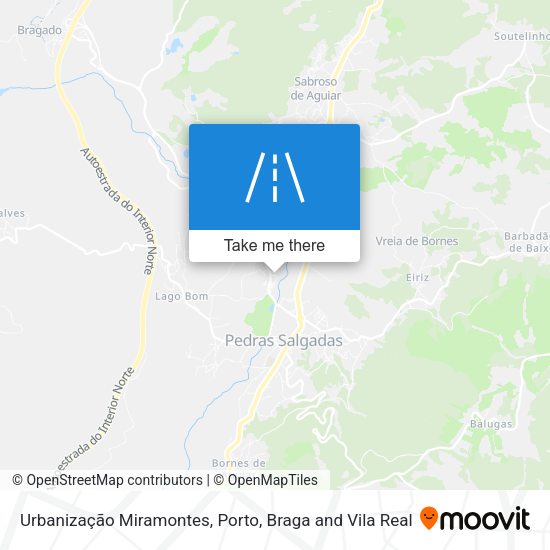 Urbanização Miramontes map