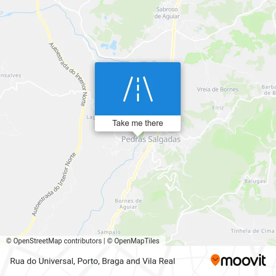 Rua do Universal map