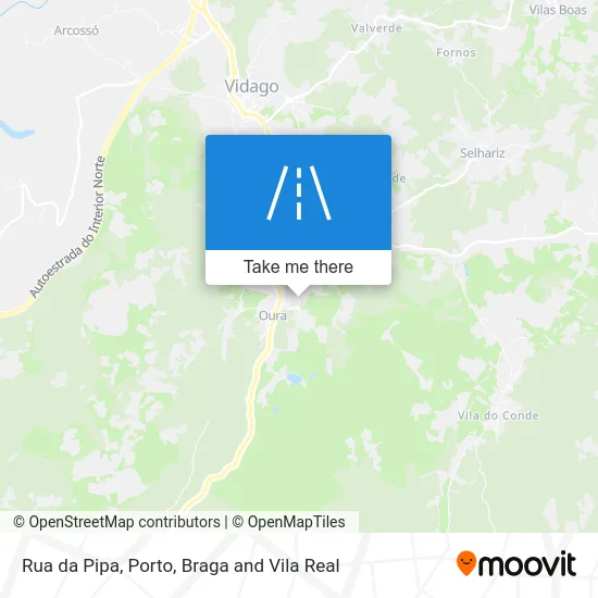Rua da Pipa map