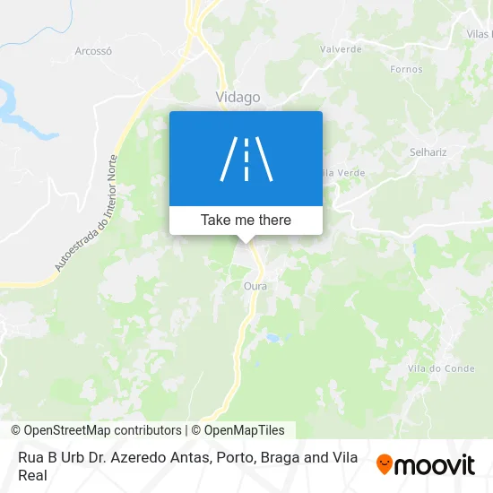 Rua B Urb Dr. Azeredo Antas map