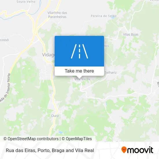 Rua das Eiras map